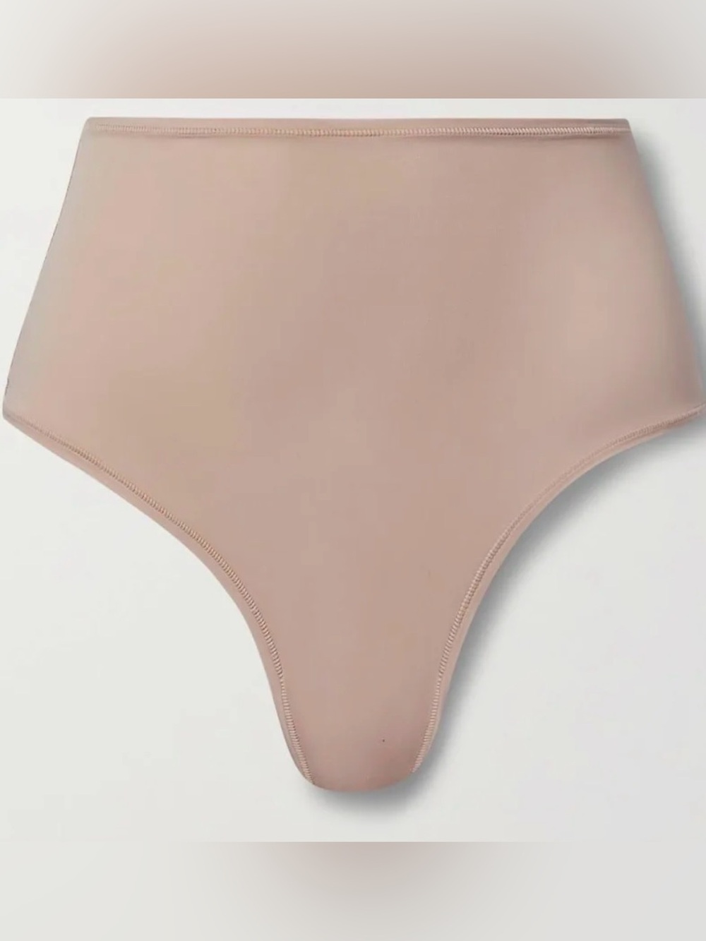🤎 SKIMS Fits Everybody High-Waisted Thong | Mica | Size M | NWT
